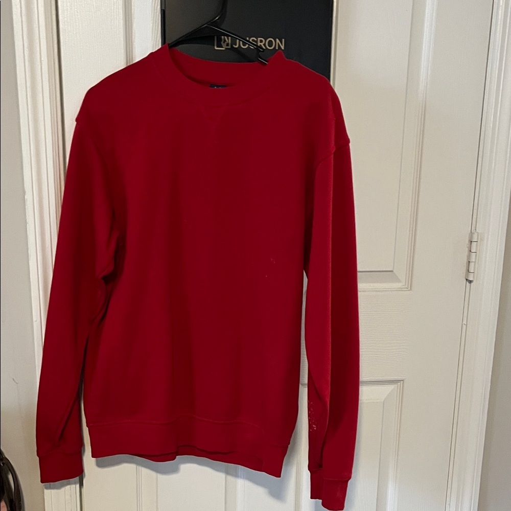George Men's Bold Red Crewneck Sweater